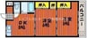 グリーンハイツ　B棟 2DKの間取り
