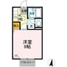 メゾンド徳芳 1Kの間取り