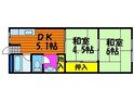 森本アパートの間取図