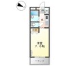 サンルームあじさい 1Kの間取り