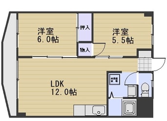 間取図 ハイデンス岡山