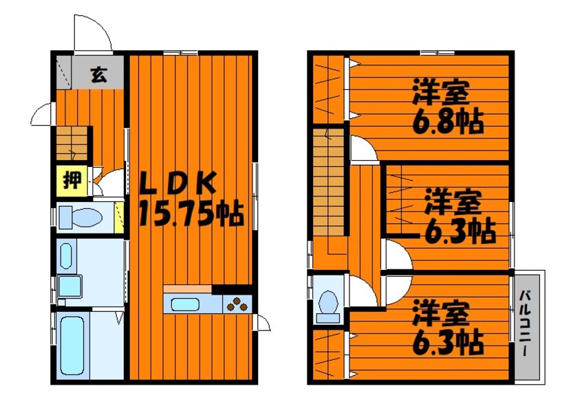 間取図 シャルマン・ロコ