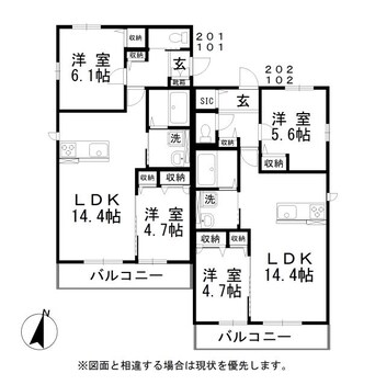 間取図 ビューティフルⅠ