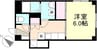 K3ビル 1Kの間取り