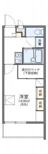レオパレスカサ　エスペランサ 1Kの間取り