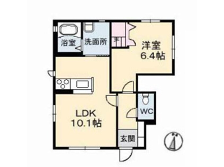 間取図 シャン・フルーレ