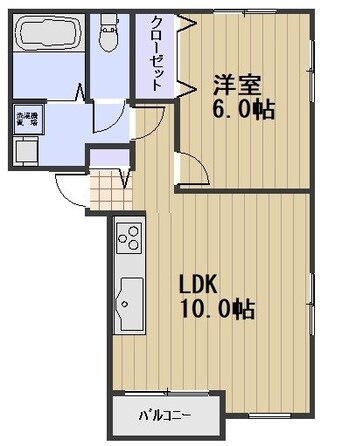 間取図 ラディッシュタウン撫川　壱番館