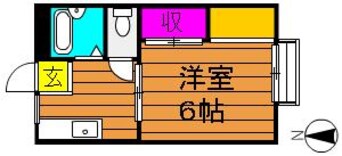 間取図 コーポ吉備路
