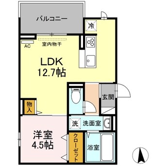 間取図 アルエット　ロアン