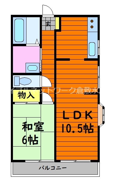 間取り図 リバティ安原Ⅲ