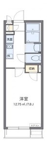クレイノＫエクセル 1Kの間取り