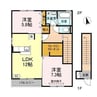 グランパ 2LDKの間取り