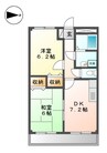 ドリームハウス 2DKの間取り