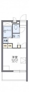 レオパレスボクスターＫ 1Kの間取り