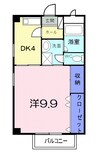 ファミール・ビラＡ 1DKの間取り