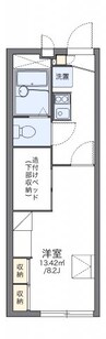 レオパレスアモーレ　パートⅡ 1Kの間取り
