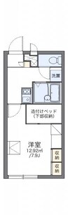 レオパレスコンフォール石橋Ｃ 1Kの間取り