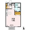 ドミトリー赤井 1Rの間取り