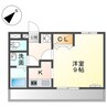 シャトーグレイス 1Kの間取り