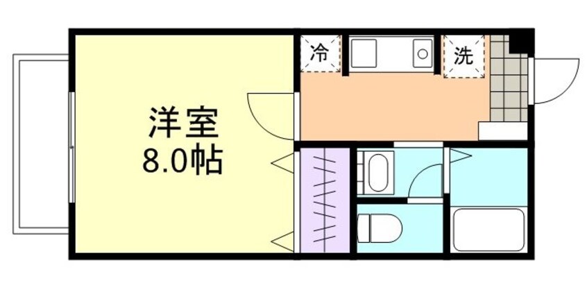 間取図 セジュール福井