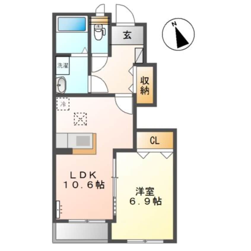 間取図 ヴィラ　フェリーチェ