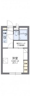 吉備線<桃太郎線>/備前一宮駅 徒歩9分 2階 築23年 1Kの間取り