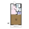 DearestA棟 1Kの間取り