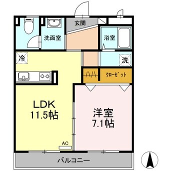 間取図 アマンプリ羽島