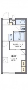 レオパレスパル３ 1Kの間取り