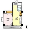 レジデンス板野 1LDKの間取り