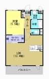 マンション・裕 2LDKの間取り