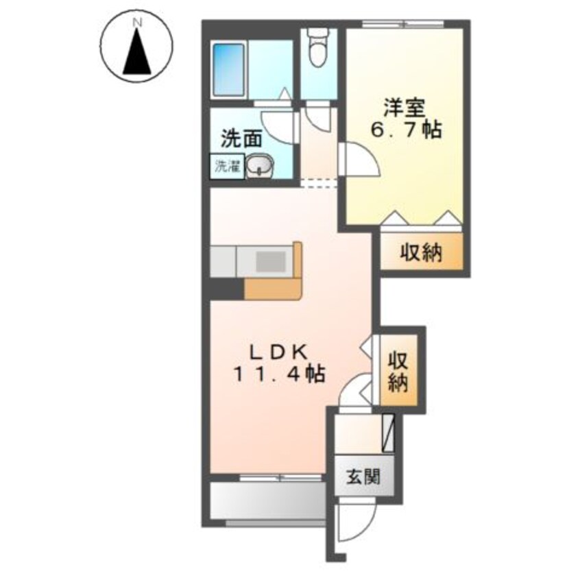 間取図 カトレア