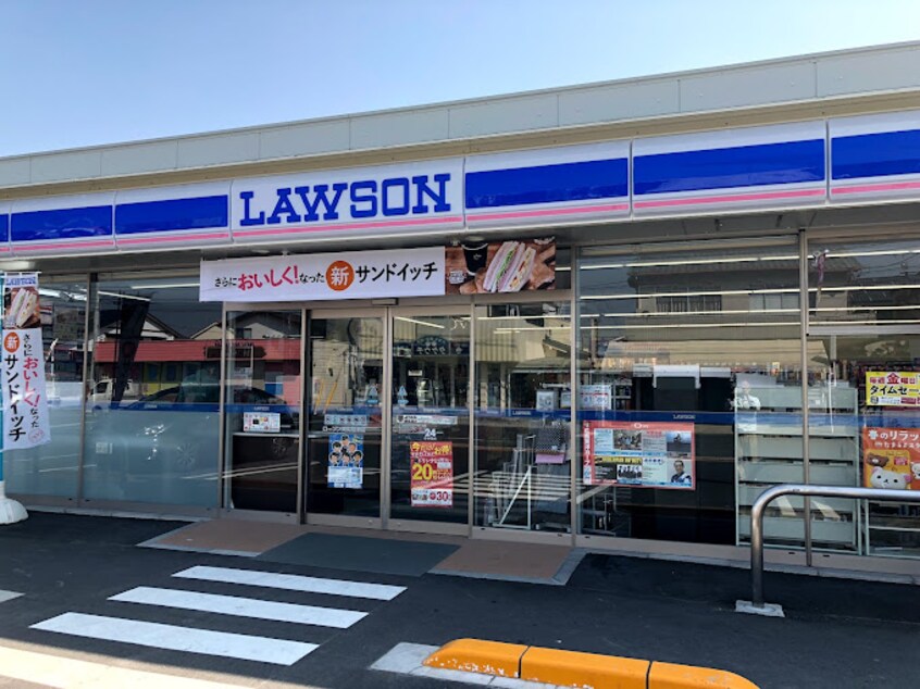 ローソン 岡山庭瀬店(コンビニ)まで625m パステル庭瀬　Ｂ棟