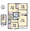 ベルブランシュ 3LDKの間取り