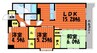 グランヴェール21 3LDKの間取り