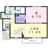 アプローズ 1LDKの間取り
