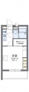 レオパレス花 1Kの間取り