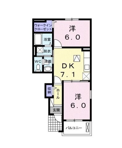 間取り図 ラフィネ・シエルＩ