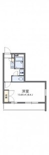 レオパレスサンフラワー 1Kの間取り