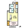 うぐいす館 1LDKの間取り