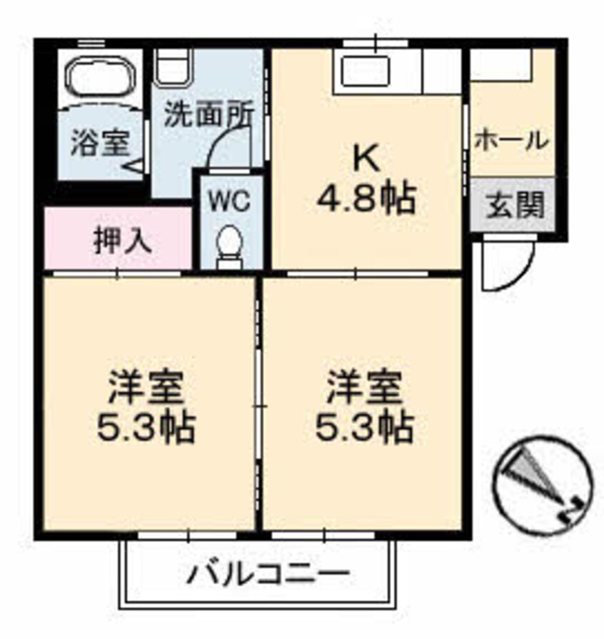 間取図 ヒルズＹＫ