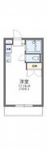 レオパレスウイング近藤 1Kの間取り