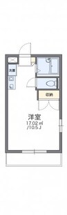 レオパレス大高Ａ 1Kの間取り