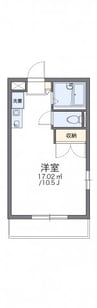 レオパレス大高Ａ 1Kの間取り