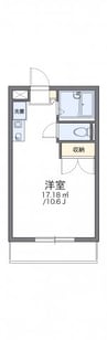 レオパレスウイング近藤 1Kの間取り