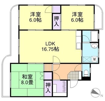間取図 グランメリー児島