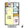 パーチュ　オーラ　A棟 1LDKの間取り