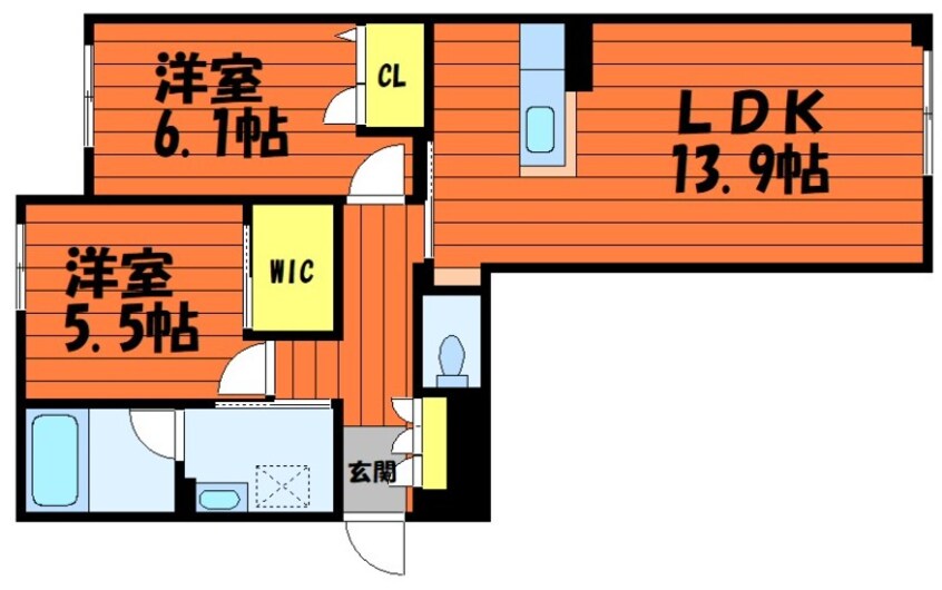 間取図 ファーストクラス