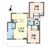 ＫＯＭＯＲＥＢＩ 2LDKの間取り