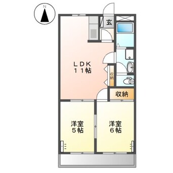 間取図 アメニティーハイツ